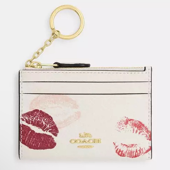 Coach Mini ID Skinny Case with Lips - Picture 1 of 5